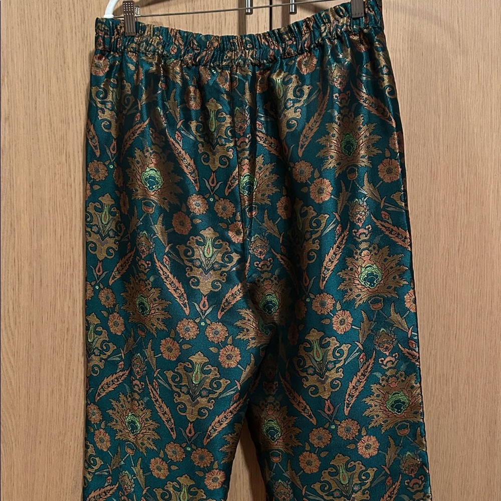 Maeve Anthropologie Brocade print ankle pants - Picture 6 of 9